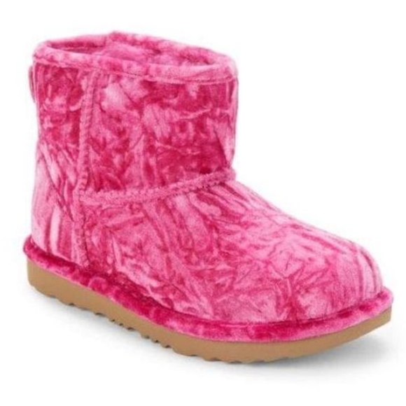 Ugg Mini Crushed Velvet Boots - New Without Box - Picture 2 of 2